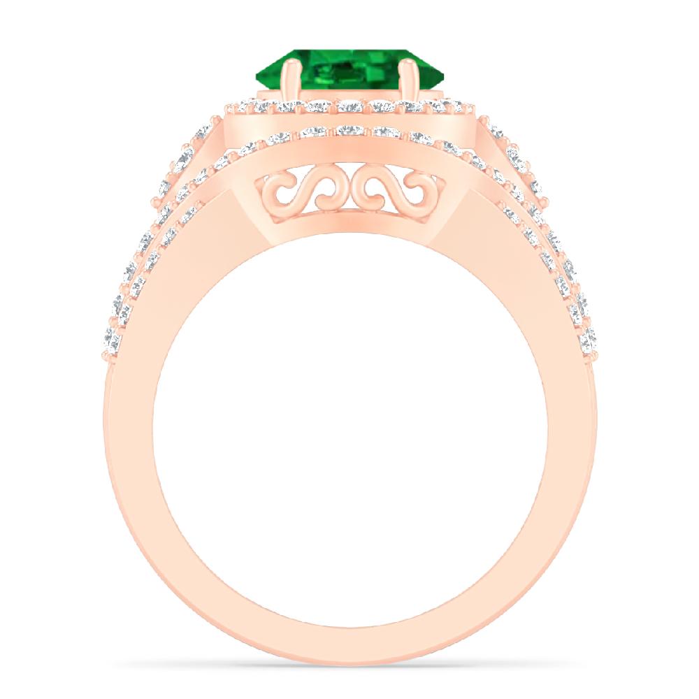 Rose Gold - Emerald