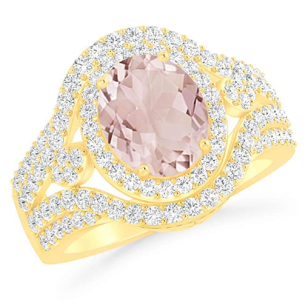 Yellow Gold - Morganite