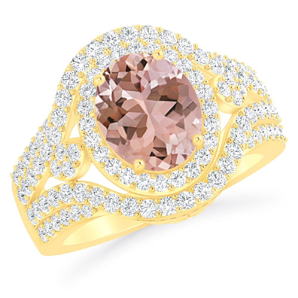 Yellow Gold - Morganite