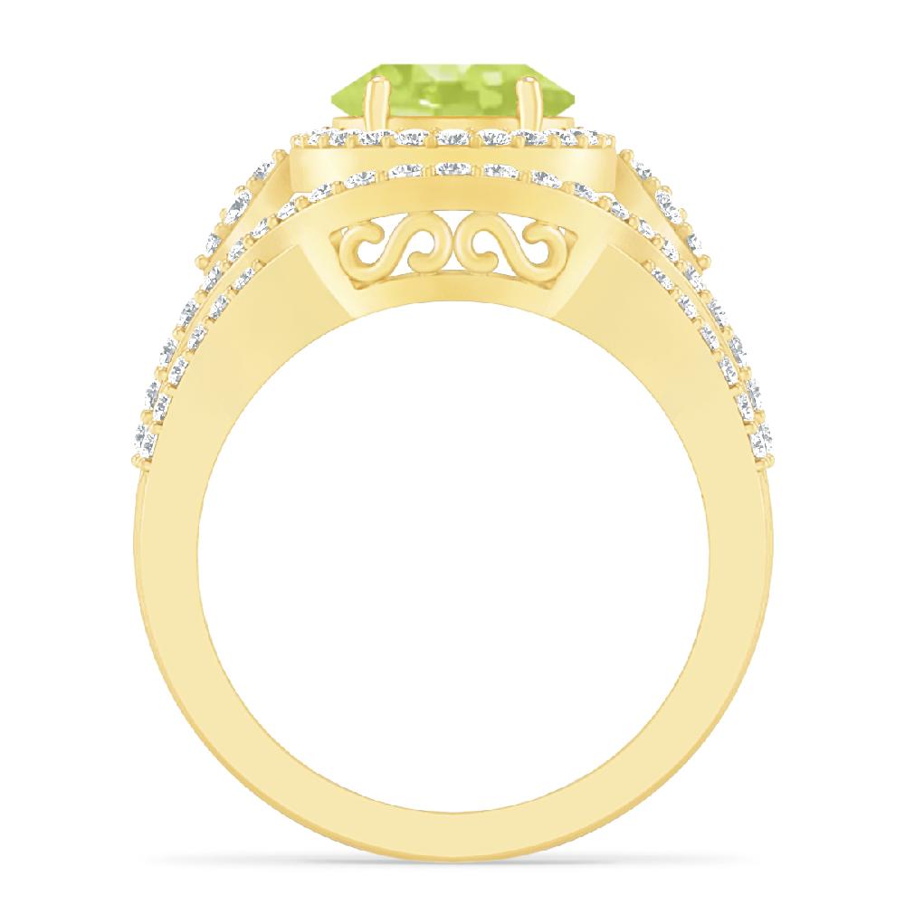 Yellow Gold - Peridot