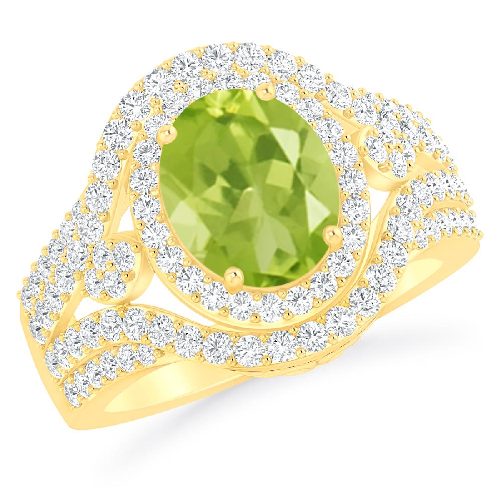 Yellow Gold - Peridot