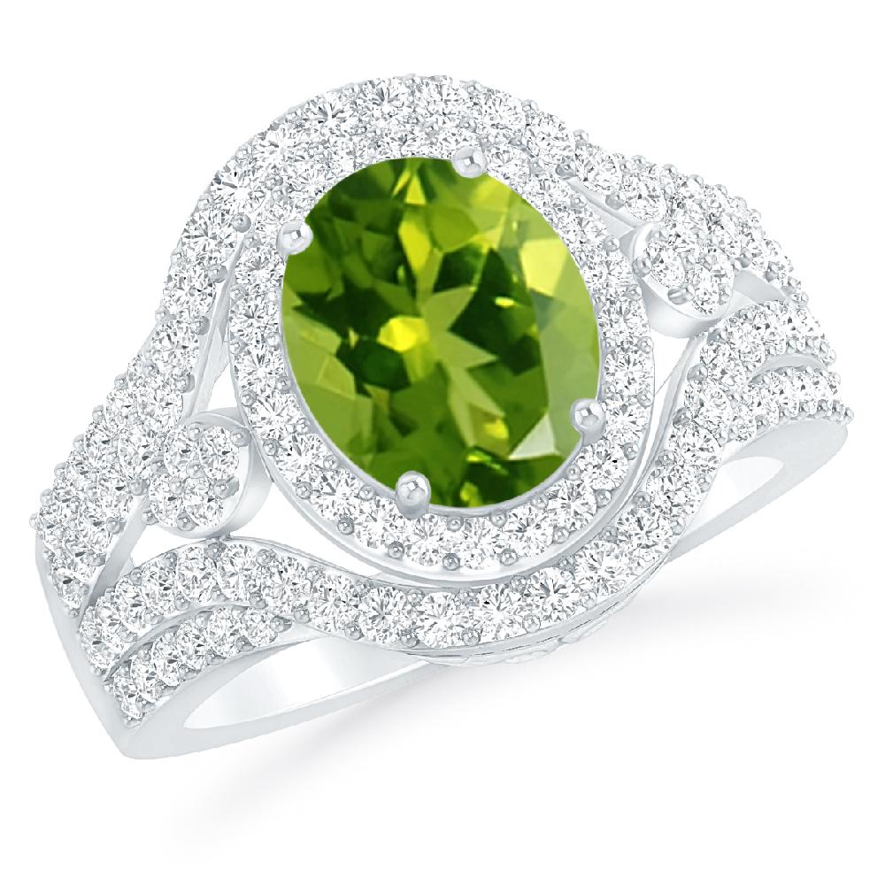 White Gold - Peridot