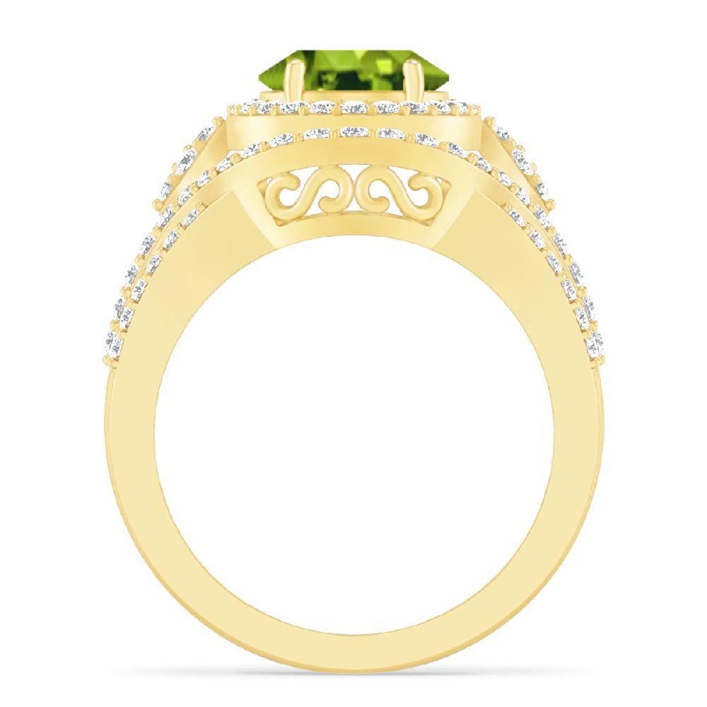 Yellow Gold - Peridot