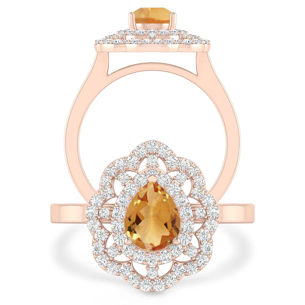 Rose Gold - Citrine