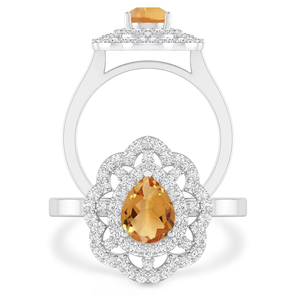 White Gold - Citrine