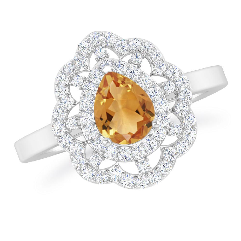 White Gold - Citrine