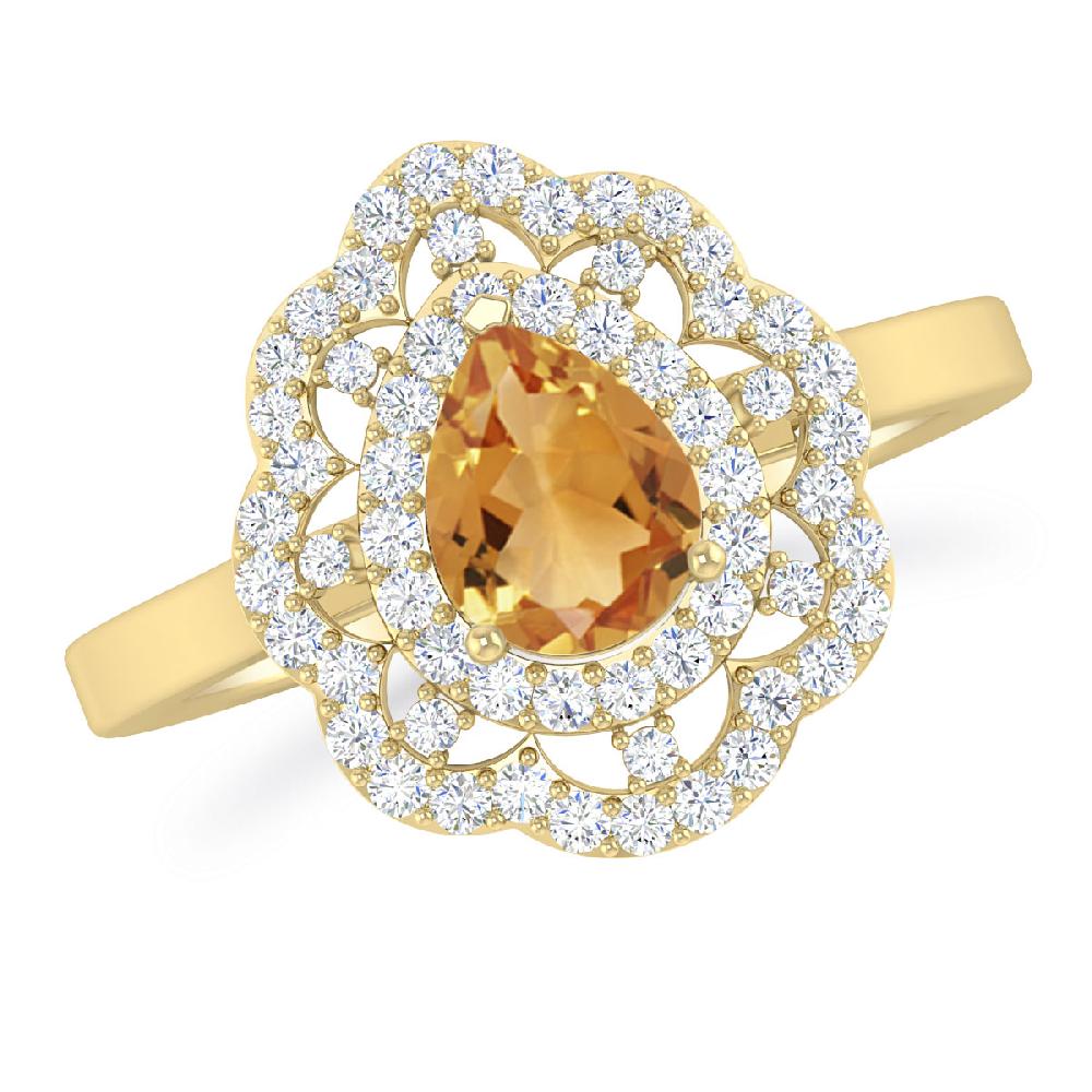 Yellow Gold - Citrine