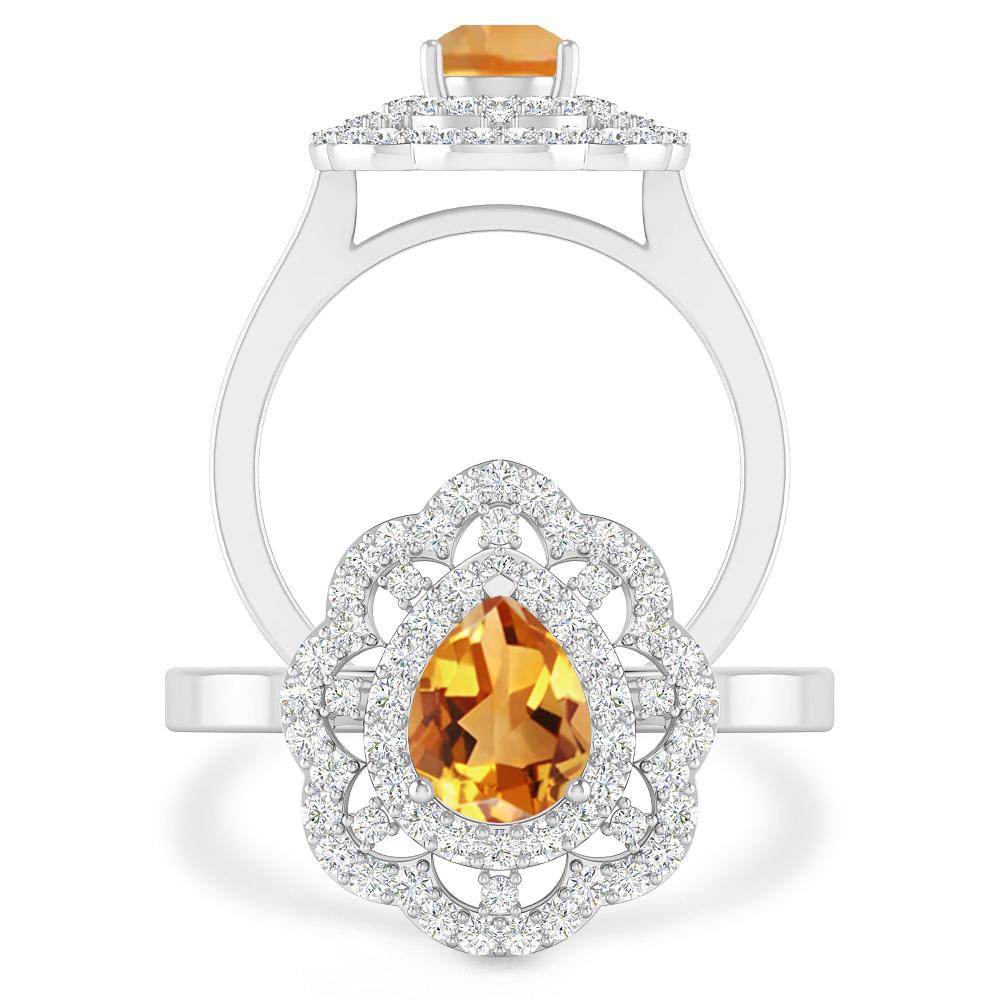 White Gold - Citrine