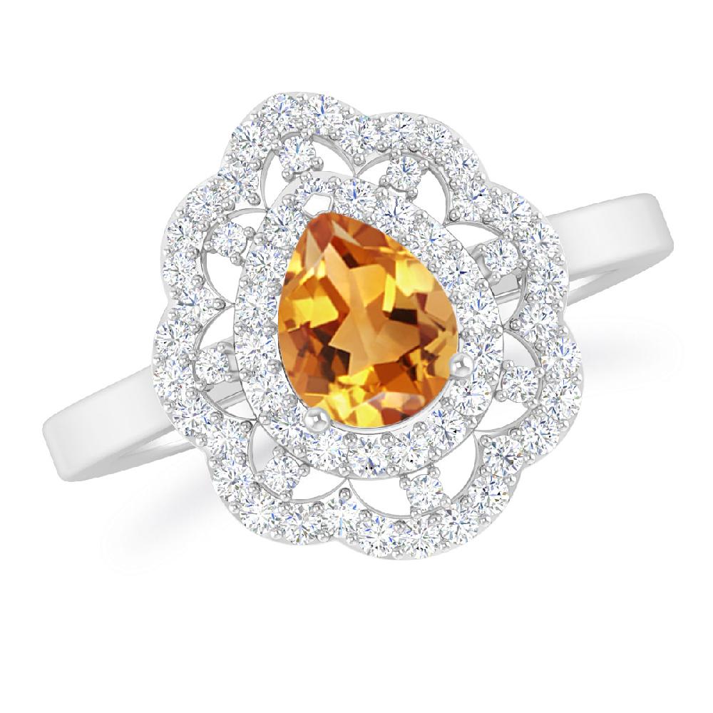 White Gold - Citrine