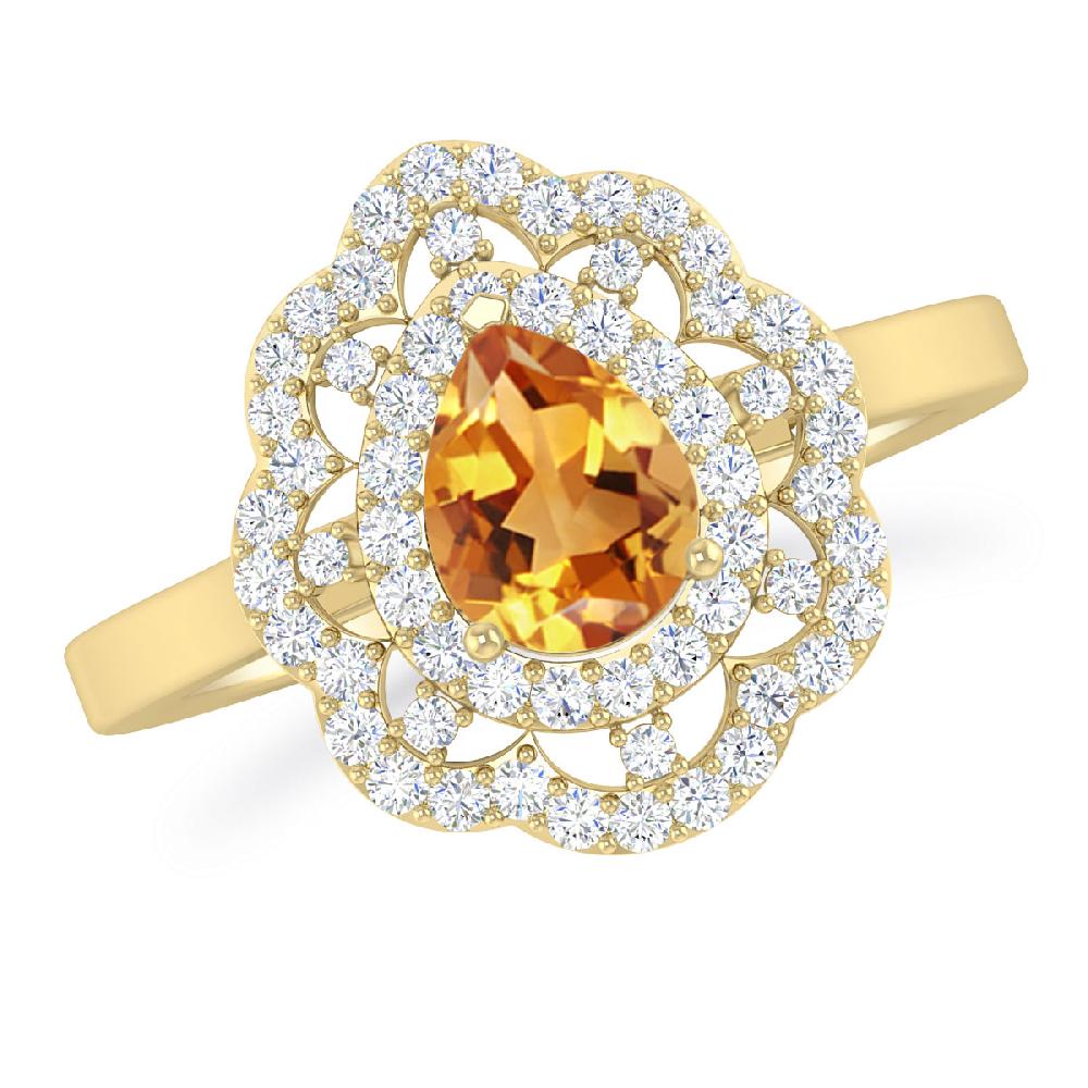 Yellow Gold - Citrine