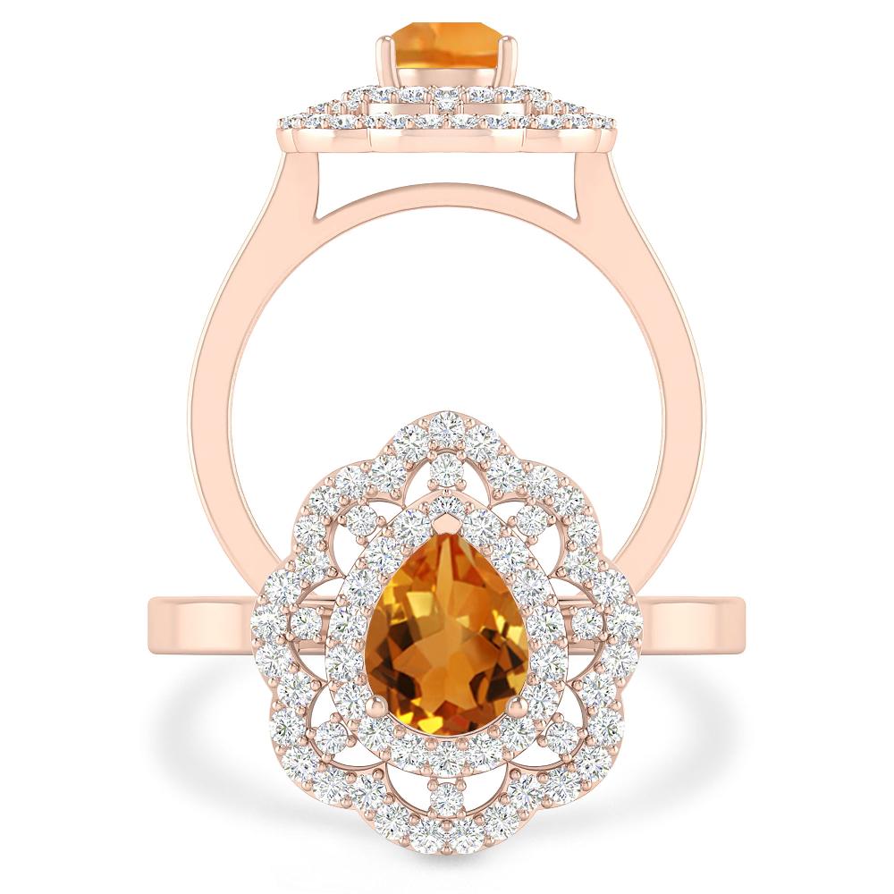 Rose Gold - Citrine