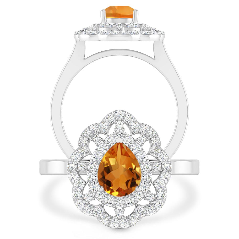 White Gold - Citrine