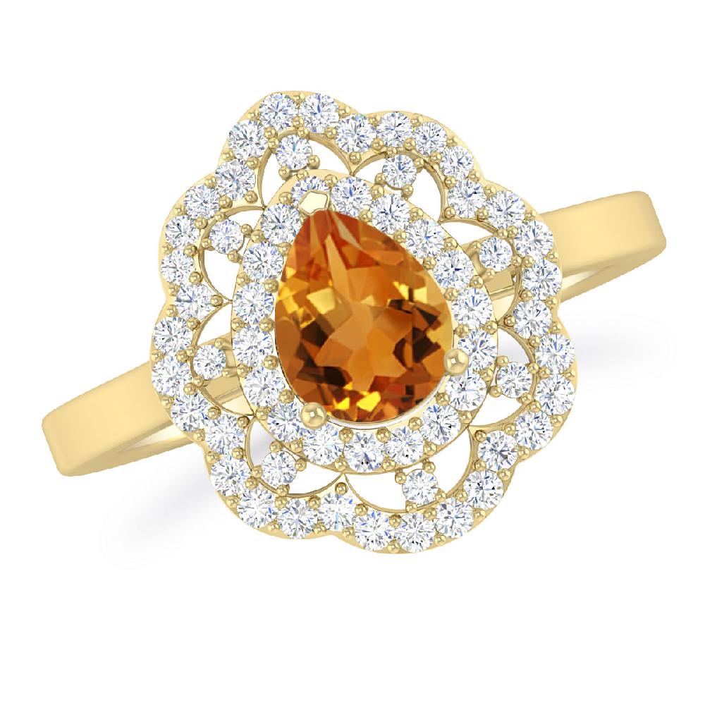 Yellow Gold - Citrine