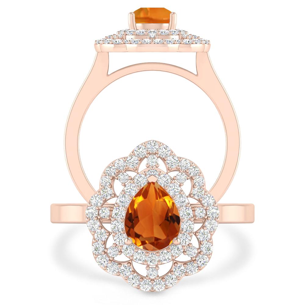 Rose Gold - Citrine