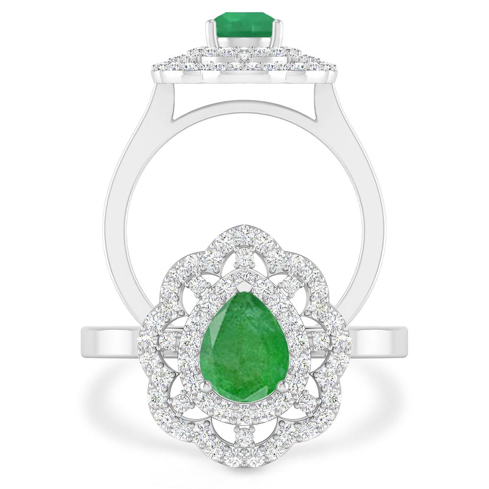 White Gold - Emerald