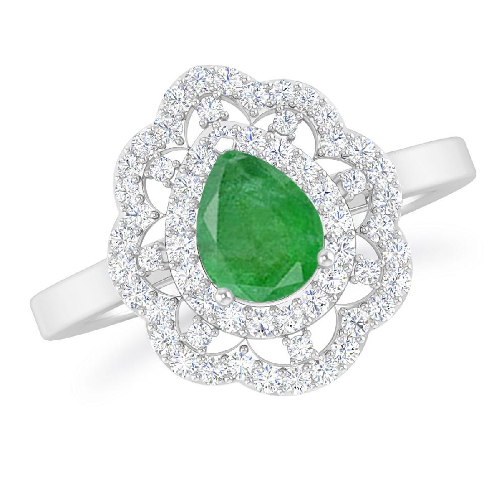 White Gold - Emerald