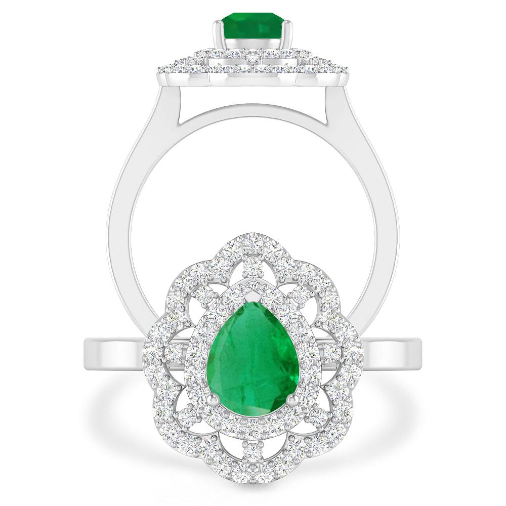 White Gold - Emerald