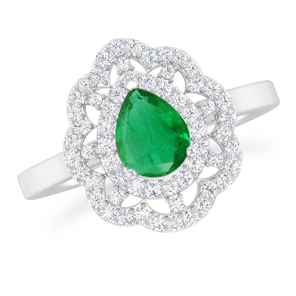 White Gold - Emerald