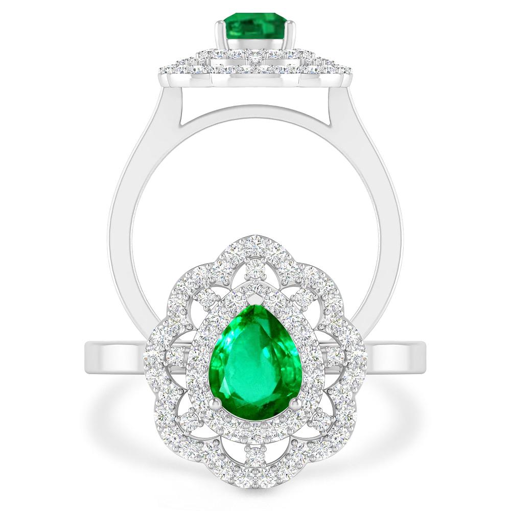 White Gold - Emerald