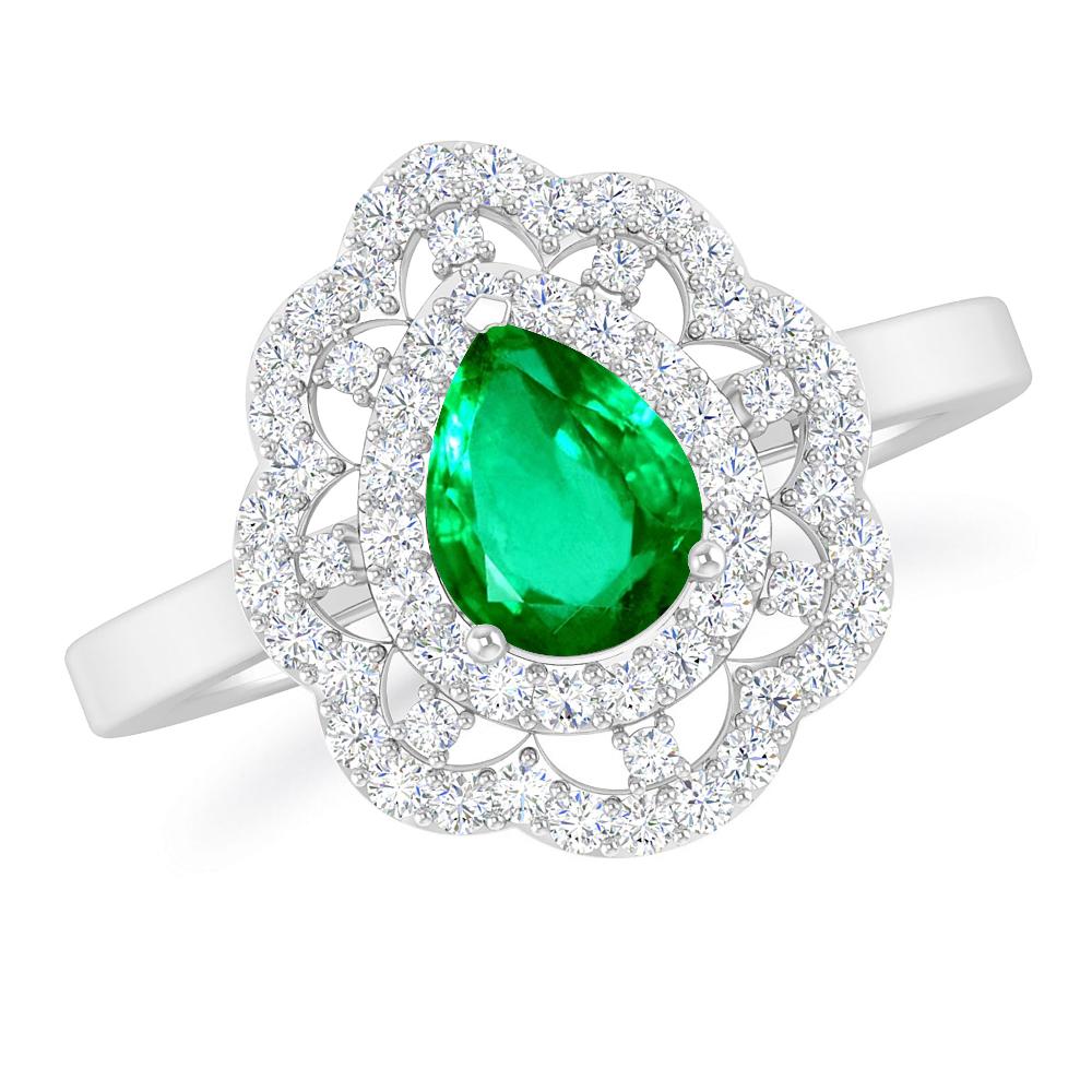 White Gold - Emerald