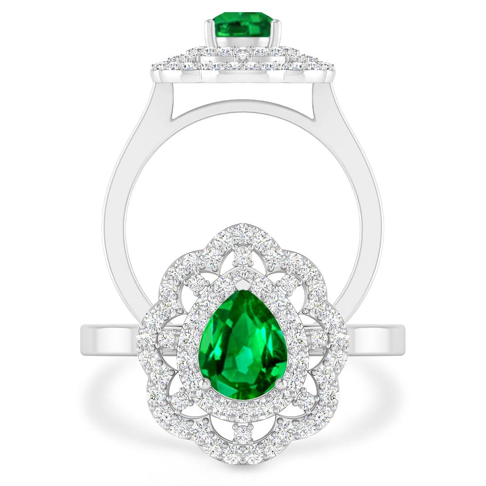 White Gold - Emerald