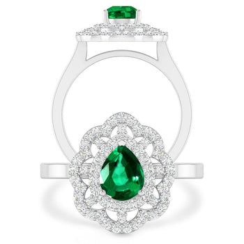 White Gold - Emerald