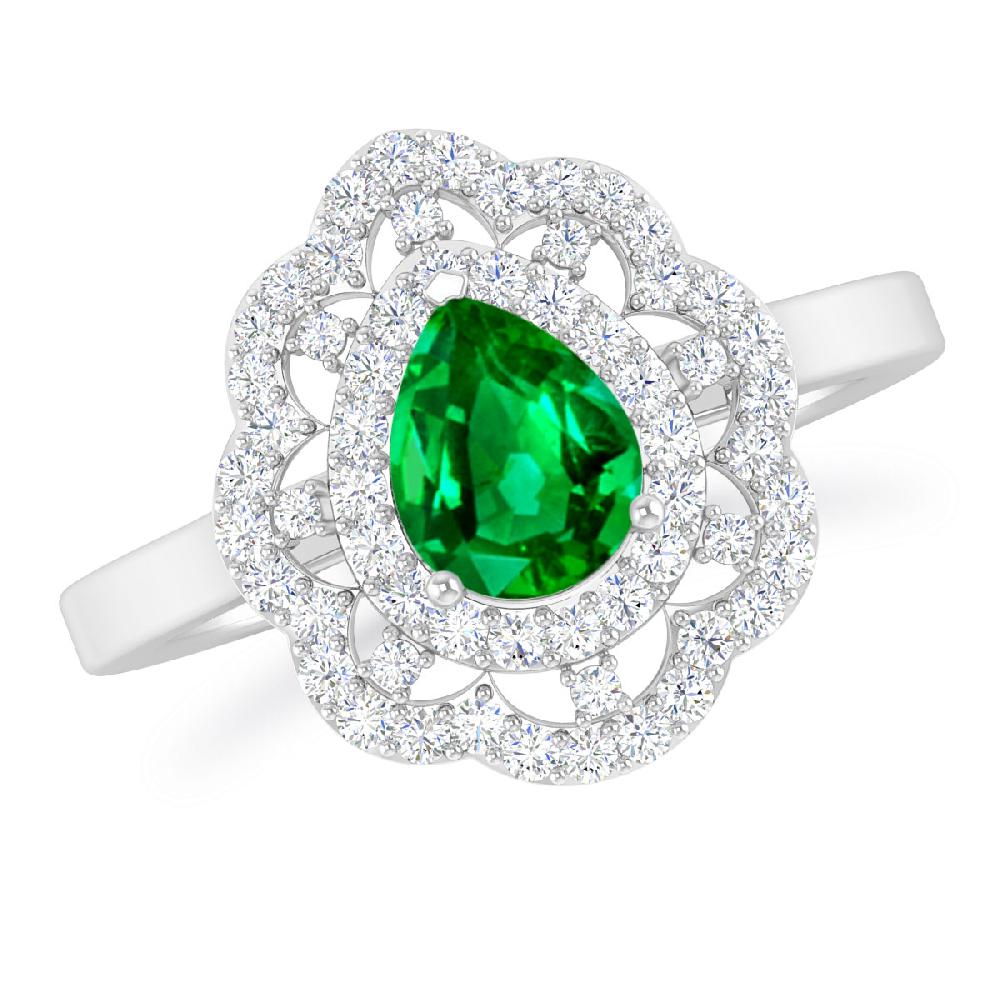 White Gold - Emerald