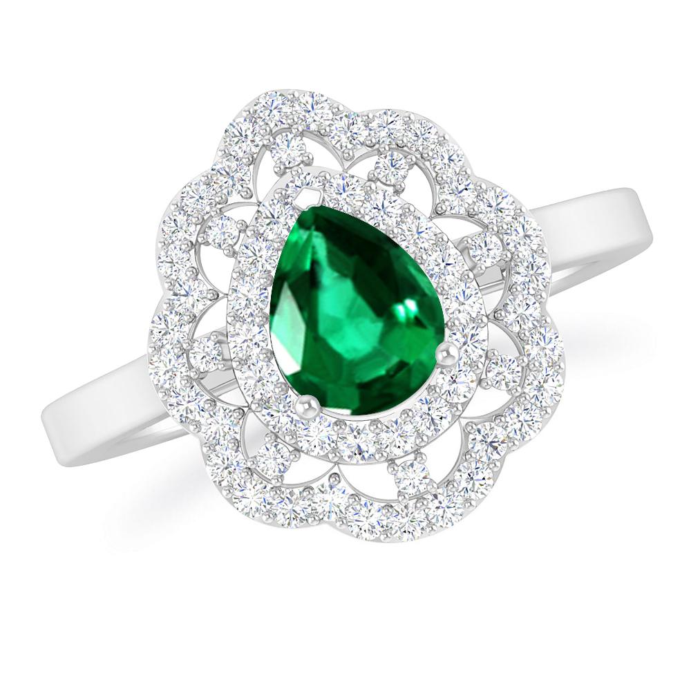 White Gold - Emerald