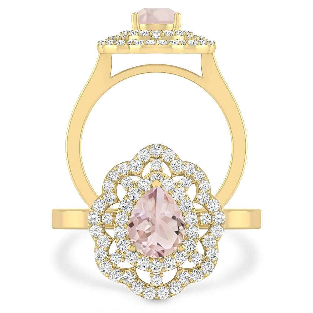 Yellow Gold - Morganite