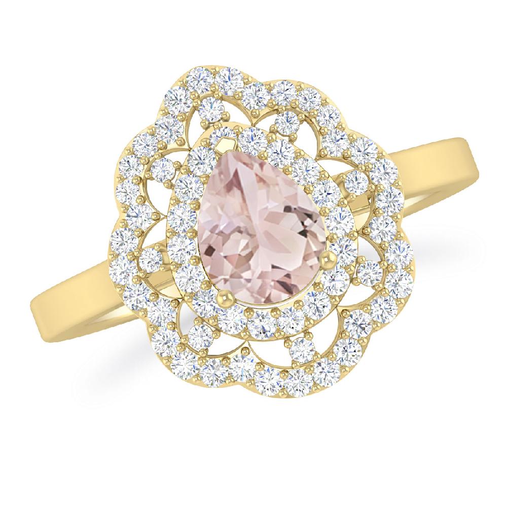 Yellow Gold - Morganite