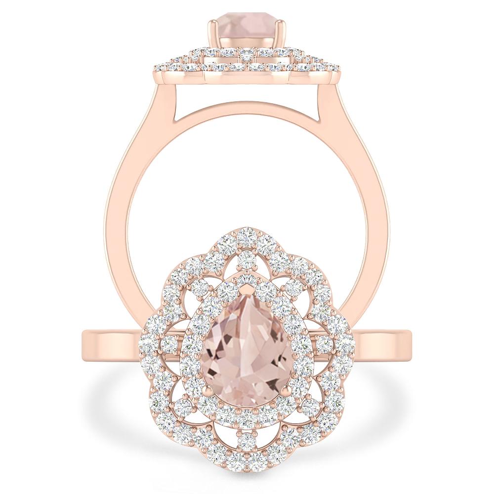 Rose Gold - Morganite