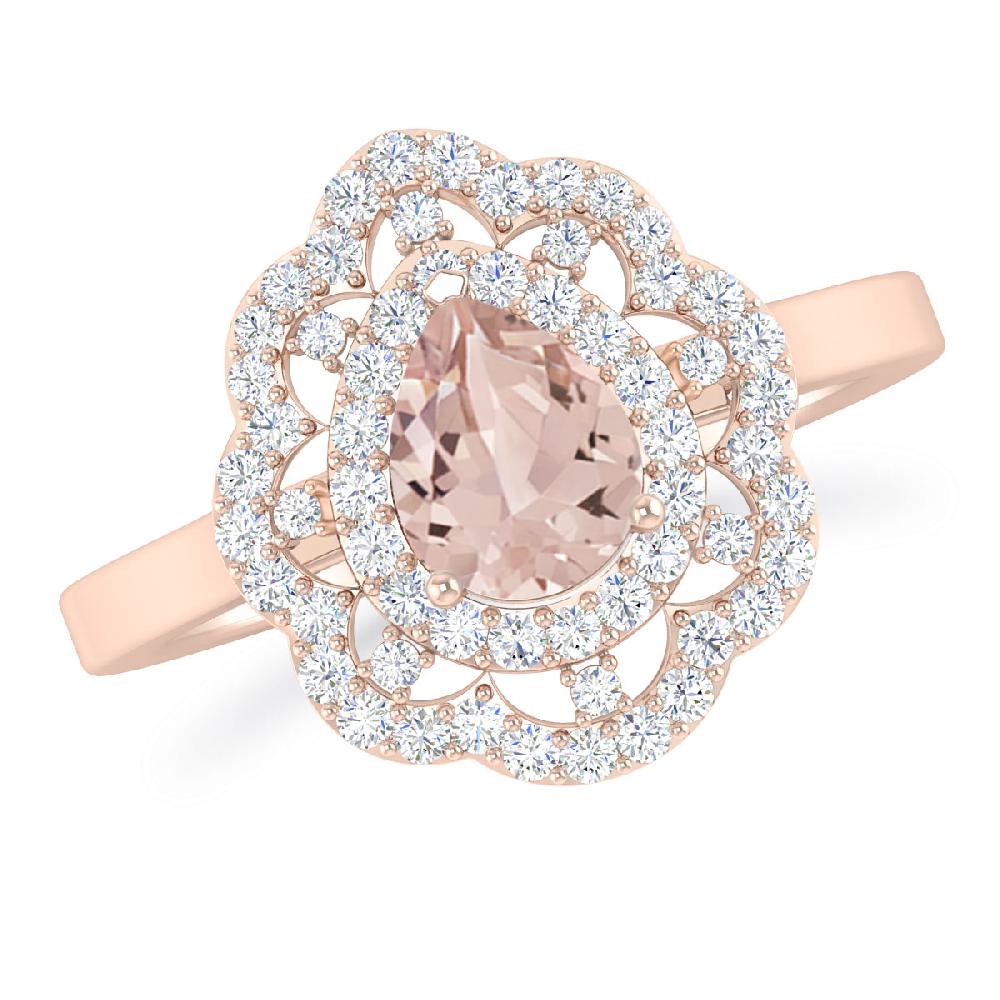 Rose Gold - Morganite