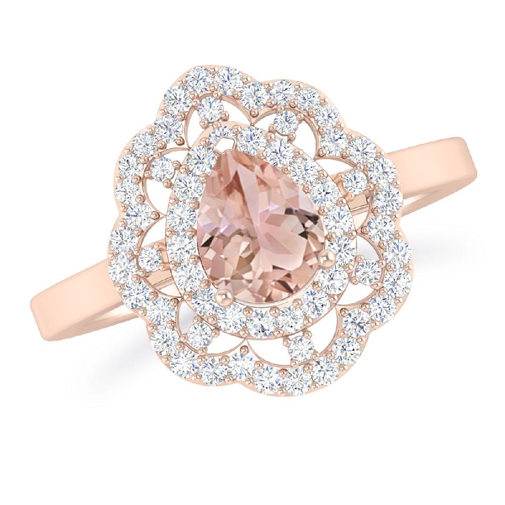 Rose Gold - Morganite