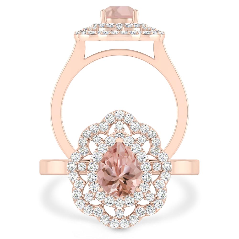 Rose Gold - Morganite