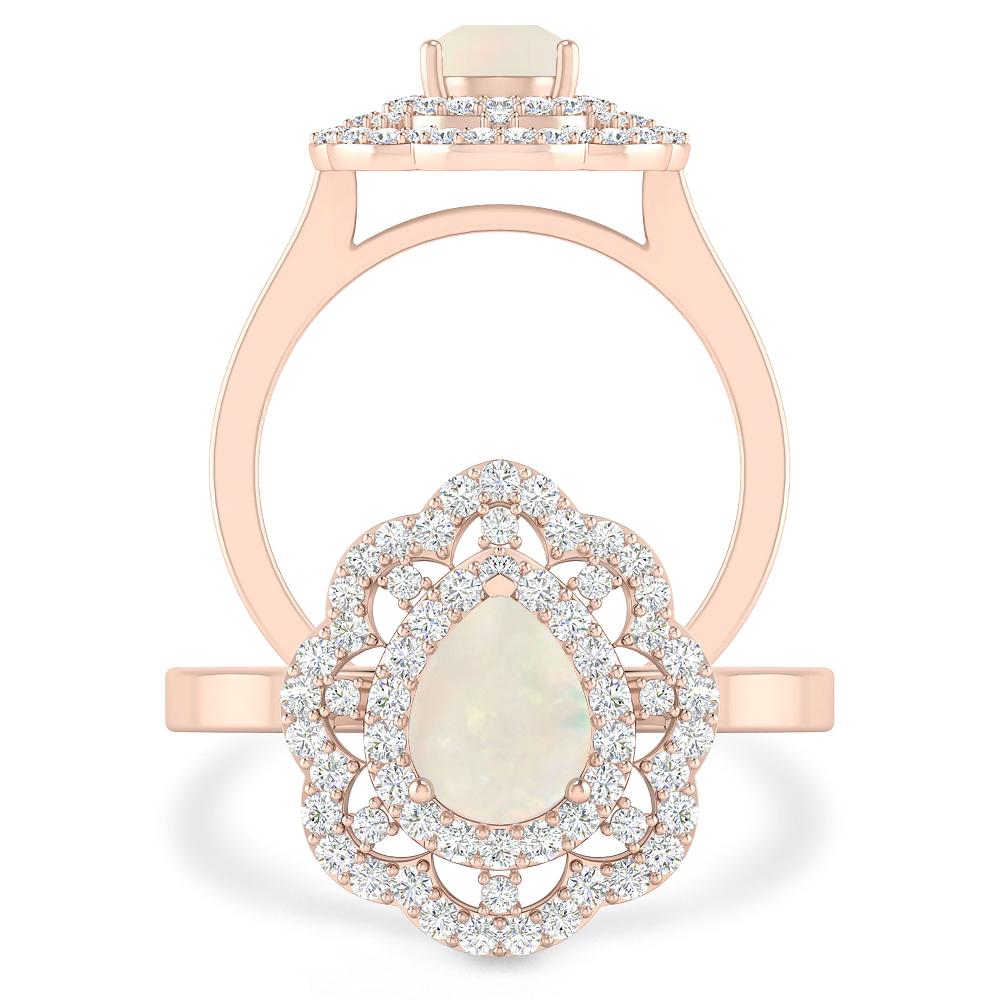 Rose Gold - Opal