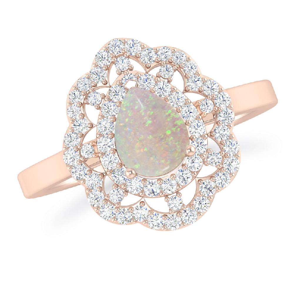 Rose Gold - Opal