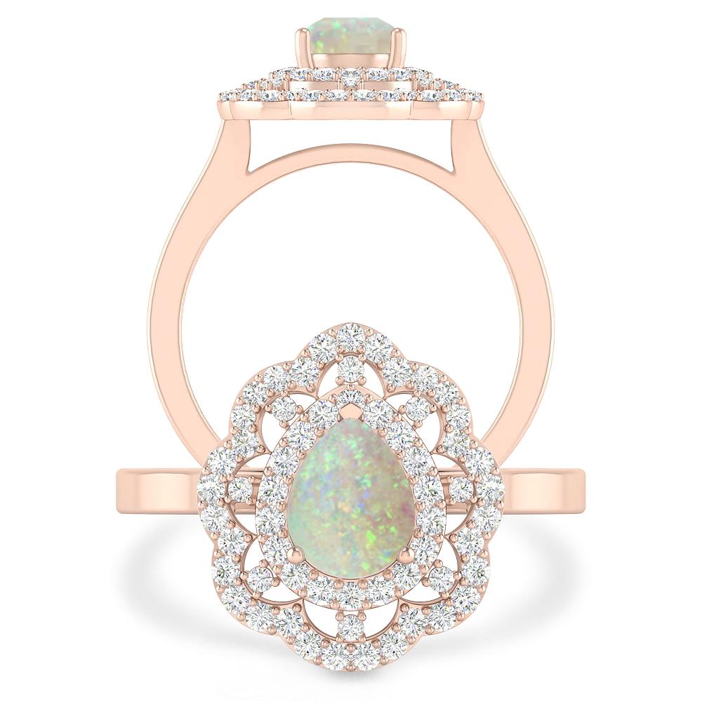 Rose Gold - Opal