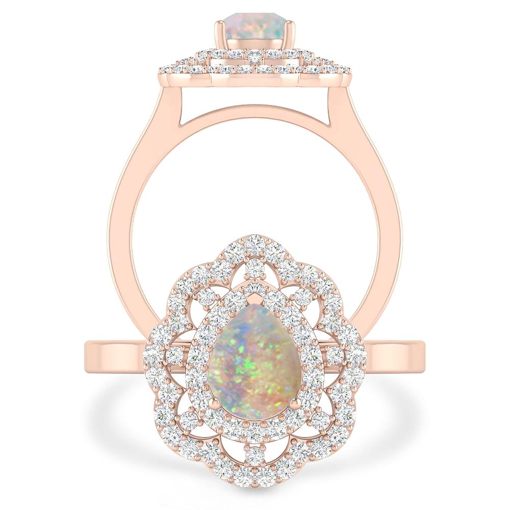 Rose Gold - Opal