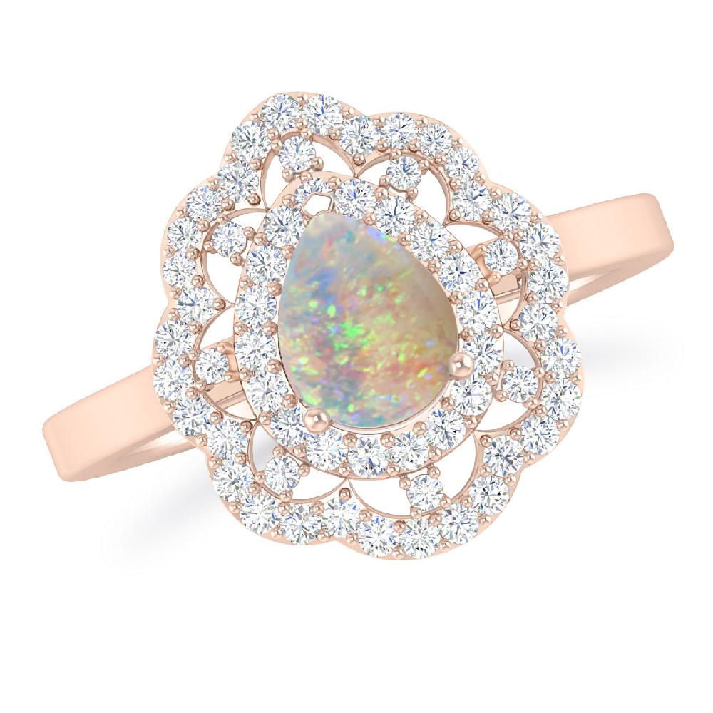 Rose Gold - Opal