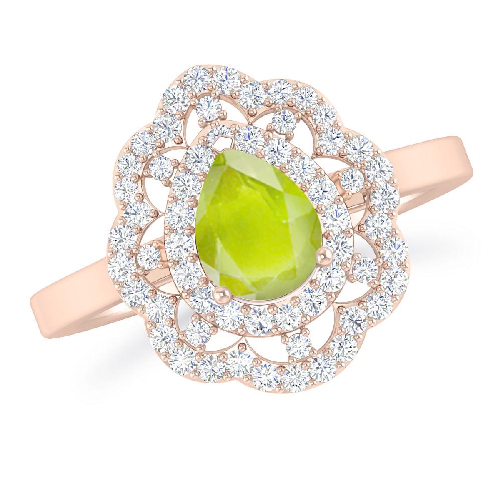 Rose Gold - Peridot