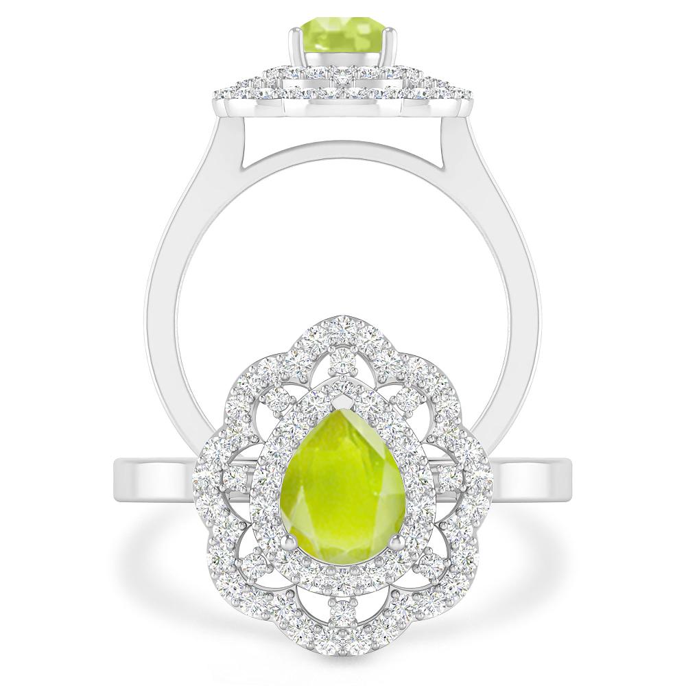 White Gold - Peridot