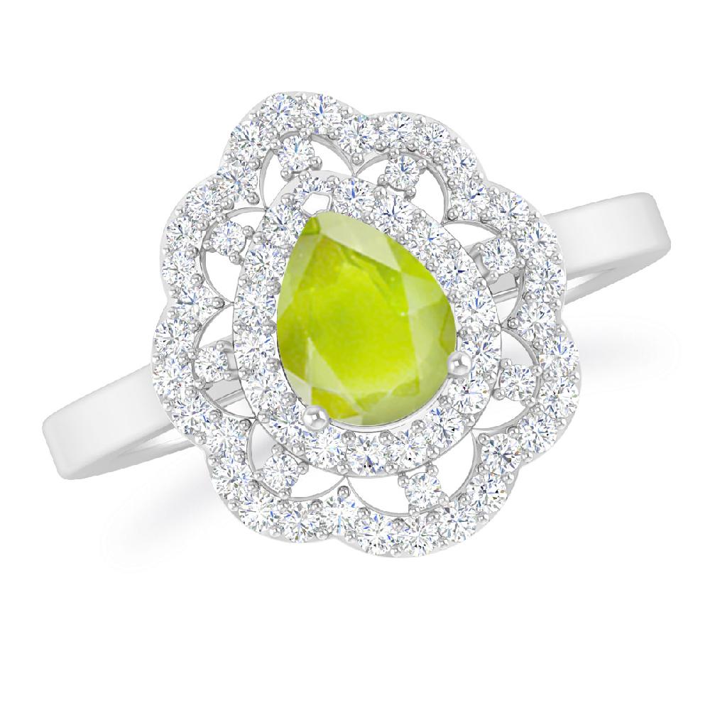 White Gold - Peridot