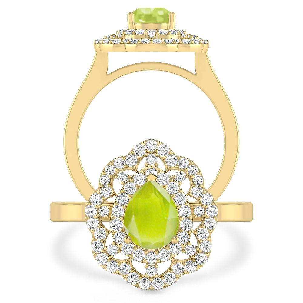 Yellow Gold - Peridot