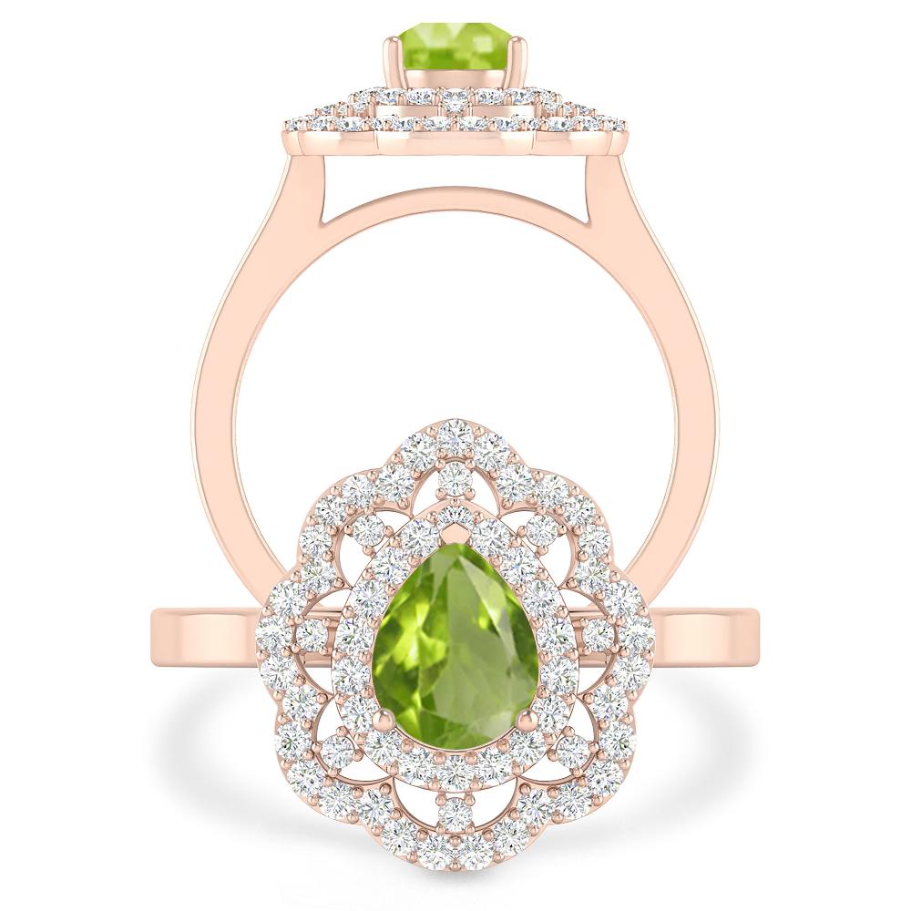 Rose Gold - Peridot