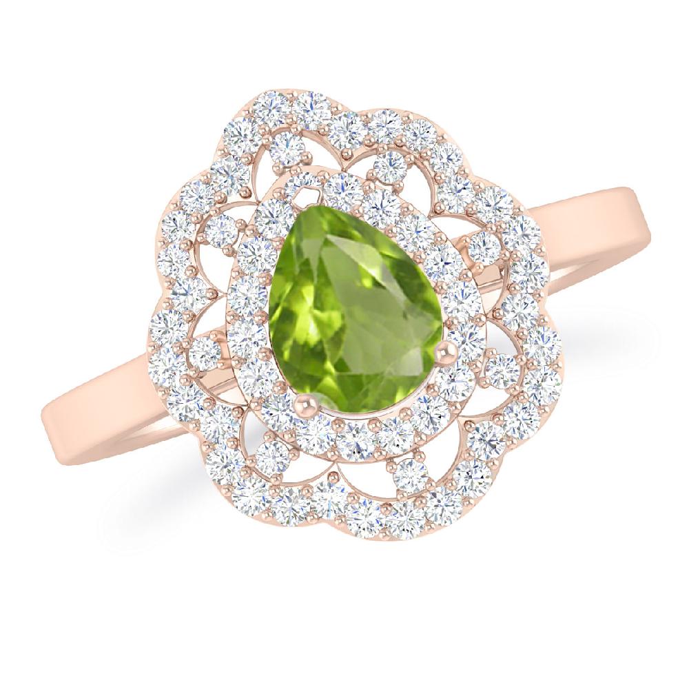 Rose Gold - Peridot