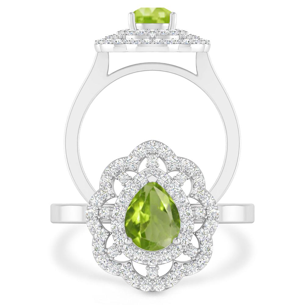 White Gold - Peridot