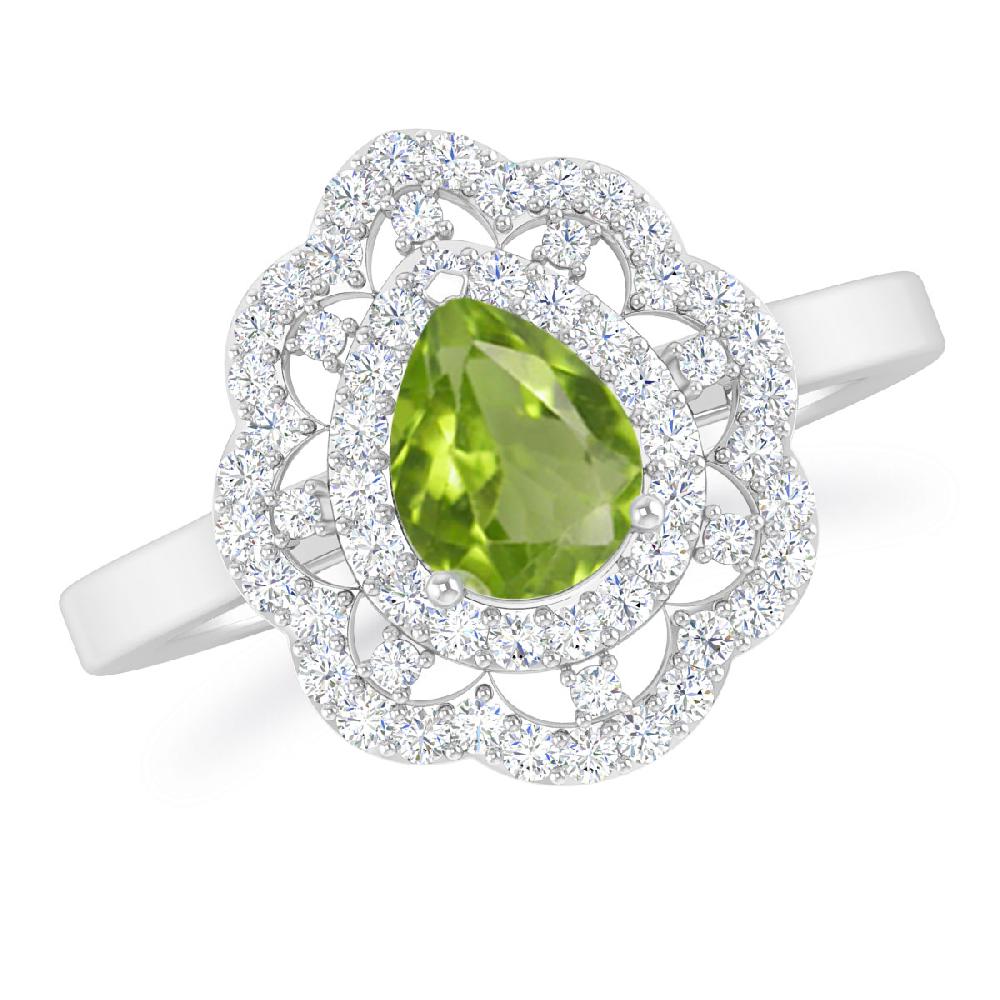 White Gold - Peridot