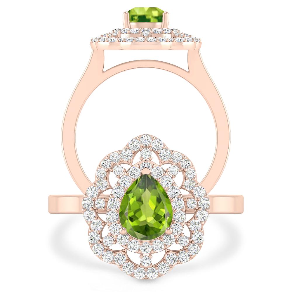 Rose Gold - Peridot