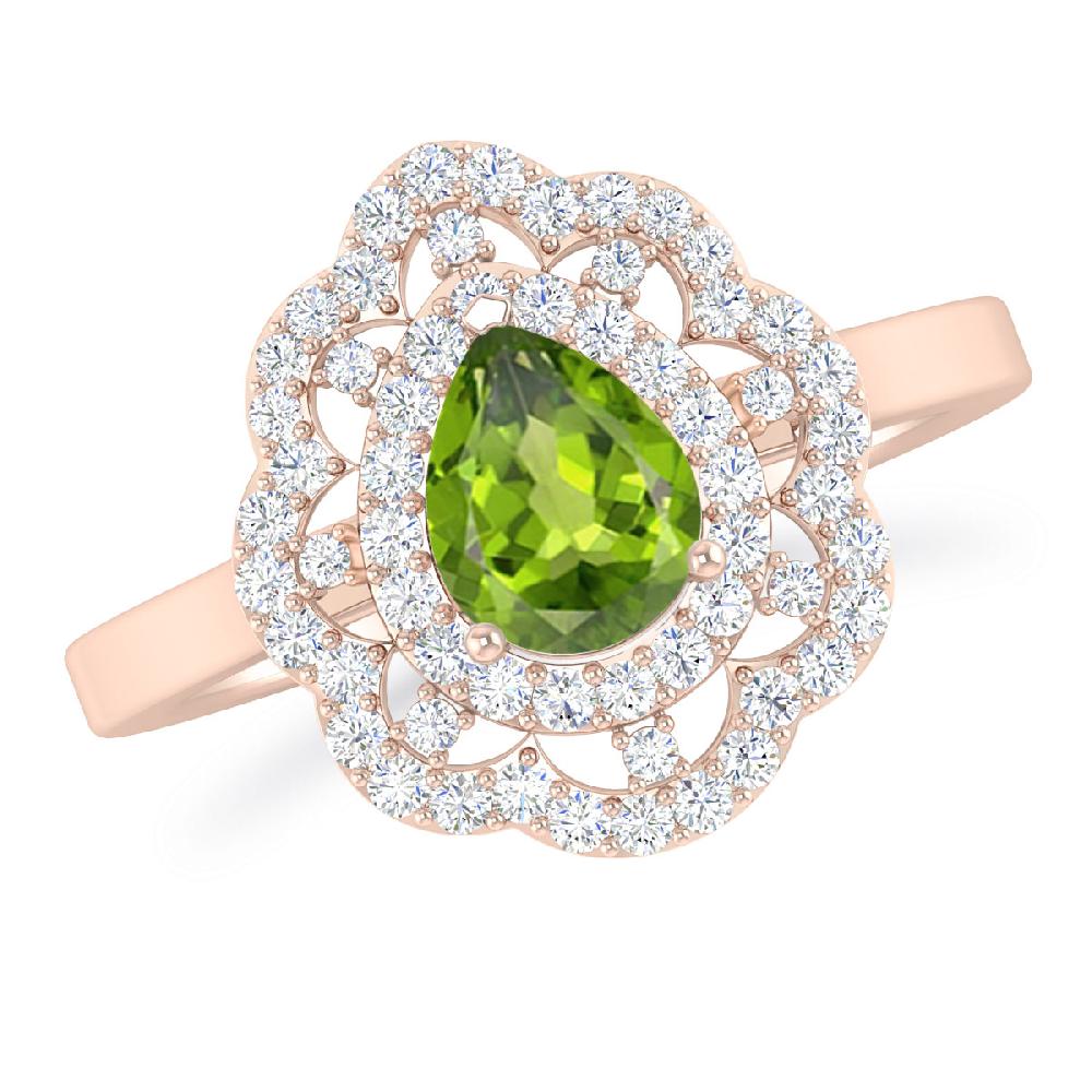 Rose Gold - Peridot