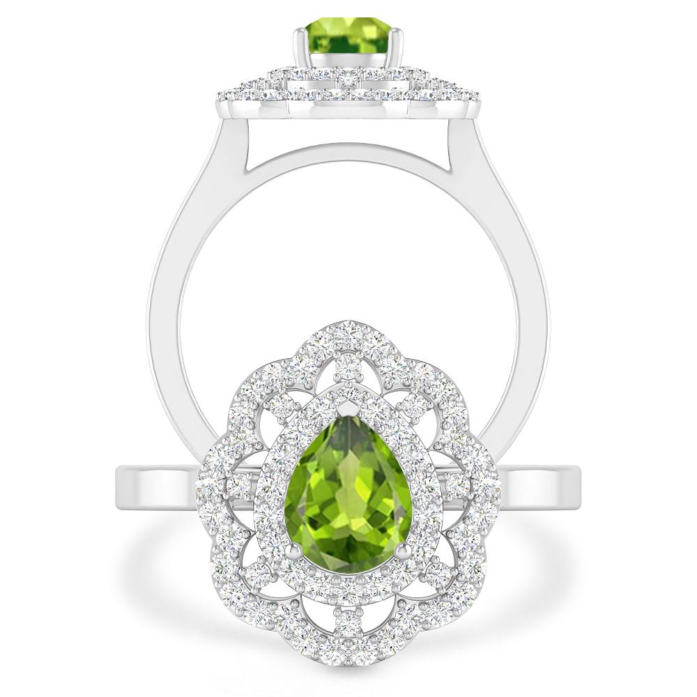 White Gold - Peridot